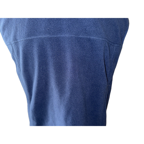 Lauren James Navy Blue Fleece The Blakely Vest Size L - Picture 9 of 12